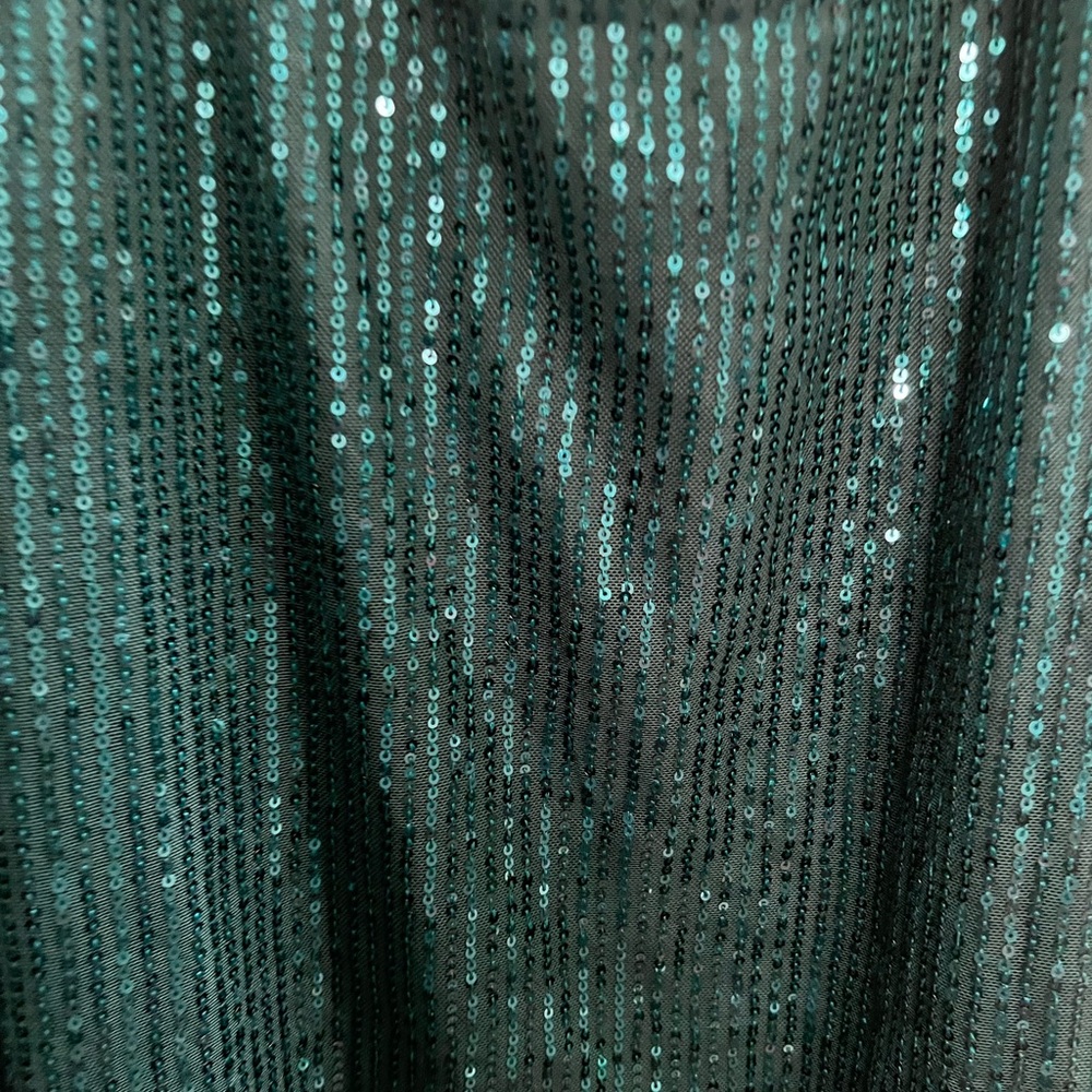 Green Sequin Tank Top - Picture 3 of 5